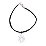 Pulseira Camurça Com Cho-ku-rei 20mm Proteção Reiki Chave