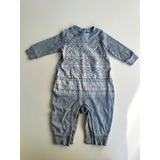 Body Largo Baby Gap Gris Talle 3-6meses No Mimo Cheeky 