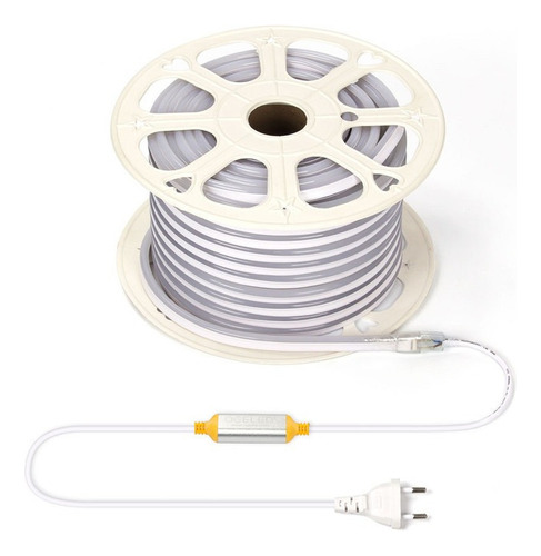 Luz Flexible De 220 V Con Luz De Neón Impermeable De 250 Cm