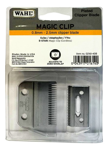 Cuchilla Original Wahl Para Maquina Magic Clip Sin Cable 