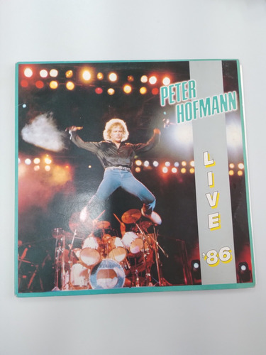 Lp Peter Hofmann - Live 86 - Lp Duplo Importado 1986 Usado 