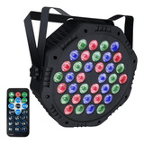 Luces Dj 36w Par Led Rgb Dmx 512 Audioritmico Control Remoto