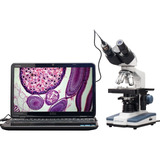 Microscopio Compuesto Amscope B120c-e1, 40x-2500x, 1.3mp