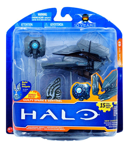 Mcfarlane Halo Universe 10th Years Guilty Spark & Sentinel