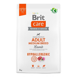 Brit Care Dog Hypoallergenic Adult Medium Breed, Lamb 3kg