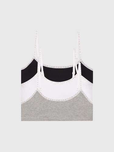 Pack 3 Bralette Pull Over Lisos Para Niña Calvin Klein