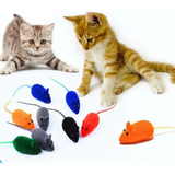 Juguete Ratón Interactivo Para Gatos X4 Uds