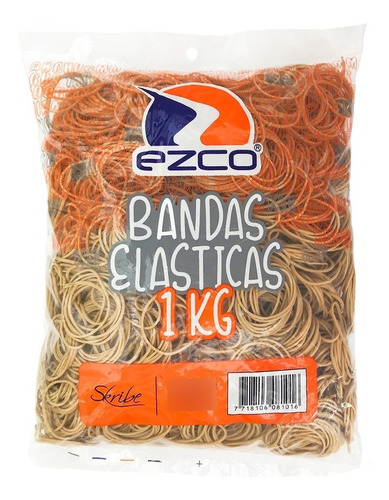 Bandas Elasticas Ezco 38mm Diametro X 1kg