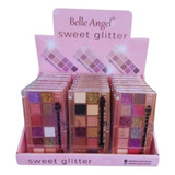 Kit C/24 Paleta De Sombras Belle Angel Sweet Glitter B147