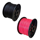 Cable Unipolar 1mm Fonseca X 50m Pack 2 Colores Rojo Negro