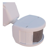 Sensor Presença Com Fotocélula Branco Com Temporizador Exatron