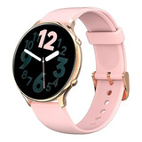 Reloj Smartwatch Elegante P/moto Samsung Xiaomi Ios Rosa Bt