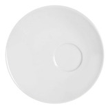 Platos Blancos De Porcelana Té/desayuno Tsuji Linea 1900 X1u Color Blanco Redondo