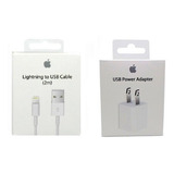 Cargador + Cable iPhone 5 6 7 8 X Lightning Apple 2m