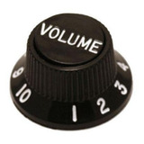 Knob Para Guitarra Preto Volume