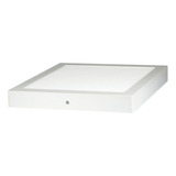Panel Led De Aplicar Cuadrado Silverlight 18w Calido 220v Color Blanco