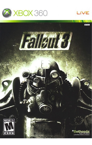 Jogo Fallout 3 Xbox 360 One Game Original Completo Frete Grátis
