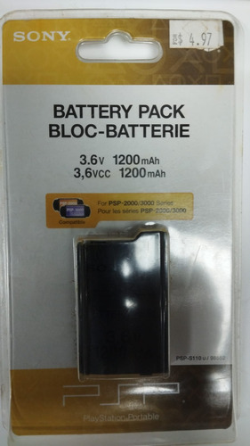 Bateria Psp 2000/3000 - Original Sony Na Caixa