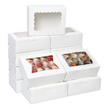 Moretoes 48 Cajas Blancas De Panaderia, Cajas De Galletas De