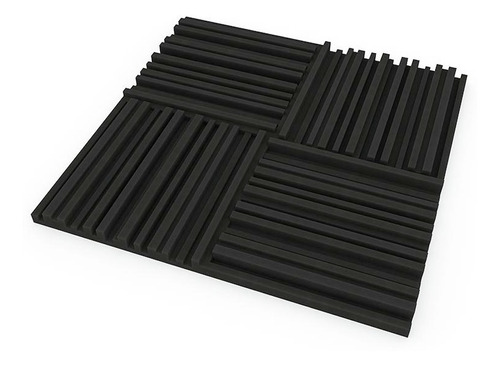 Pack 10 Paneles Acústicos Fonoabsorbentes City 50x50cmx30mm