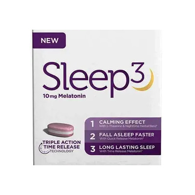 Suplemento en tabletas Nature's Bounty Sleep 3 Vitaminas y suplementos de Melatonina x 100g | Envío gratis