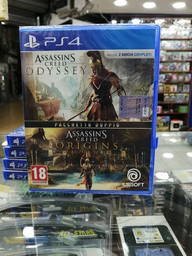 Assassins Creed Doble Pack Odyssey/origins (euro) - Ps4 - Mg