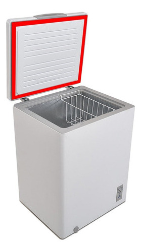 Borracha Gaxeta Freezer Horizontal Consul Cha31c Cha31cbbna