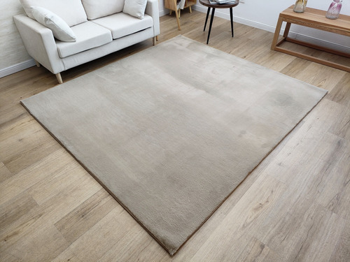 Alfombra Timmy Peluda 200x220 Extra Suave Living Color Taupe