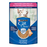 Alimento Humedo Catchow Pouch Gatitos Caja X 15u De Pollo