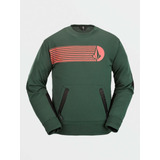 Poleron Let It Storm Crew Hombre Verde Volcom