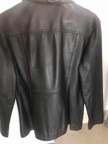 Chaquetacampera Cuero De Oveja  Usada  Marron Marca Importad