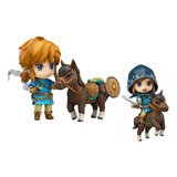 Figura De Good Smile Zelda Link 733 Dx Com Cavalo