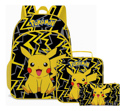 Mochila Pokémon Estudiantes Escuela Secundaria Y Primaria