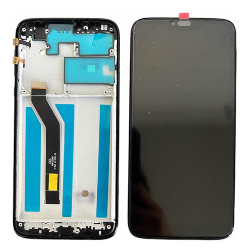 Tela Display Touch Lcd Para Moto G7 Power Xt1955 Vivid C/aro