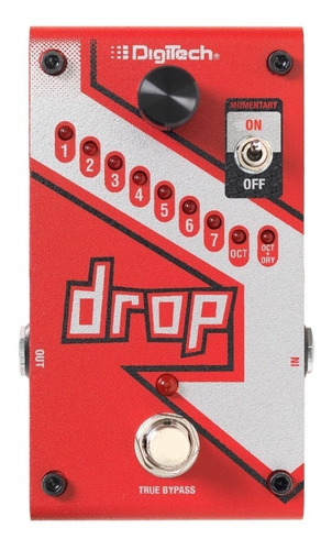 Pedal Digitech The Drop Polyphonic Tune Pitch Shifter+fonte
