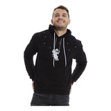 Sudadera Hombre Estampado Moda Astronauta Columpio Original