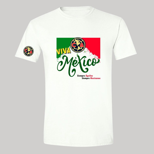 Jersey Playera Mexicana Fútbol América Hombre Viva México