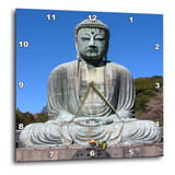 3drose Reloj De Pared Buda, 10 X 10 Pulgadas