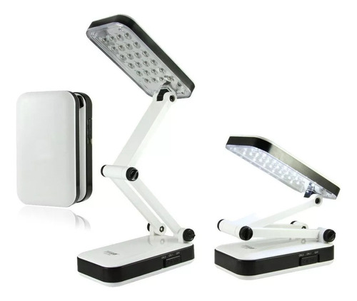 Lampara De Escritorio Led Plegable Recargable Velador