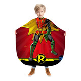 Capa De Corte Niños Las Kapas Superheroes Robin Dc