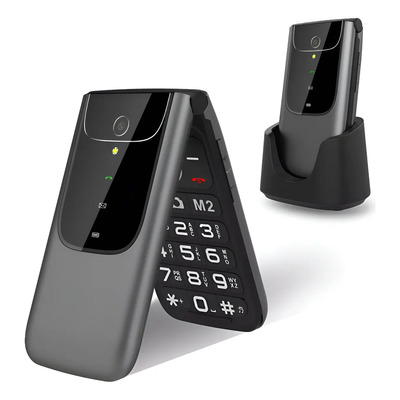 Yeemovil F7 Teléfono Celular Para Adultos Mayores, 4g Teléfono Plegable Con Botones Grandes, Sos Botón, Volumen Alto | Meses sin interés