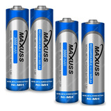 Pilas Baterías Recargables Aa 1.2v 3000mah Blíster X4 