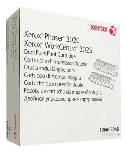 Toner Xerox Dual  3020/3025 106r03048