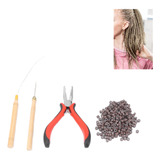 Kit De Pinza+gancho Y Grapas Para Extensiones De Cabello