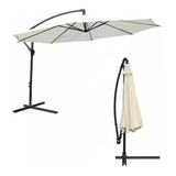 Sombrilla Parasol Jardin Grande Lateral Brazo Pleagable 2021