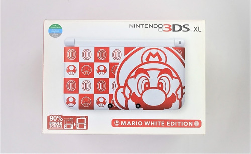 Consola Nintendo 3ds Xl Mario White Edition Spr-001 (3ds Xl)