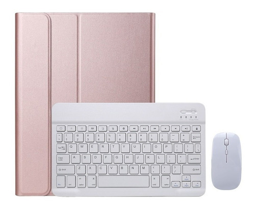 Funda Con Teclado Ratón Para Huawei Mediapad M5 Lite 10.1 Ñ