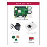 Kit Raspberry Pi3 Model B+ Plus Case Dissipador Fonte Sd16gb