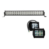 Barra 40 Leds Y Par Faro 6 Led Dually Universal 4x4