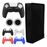 Capa Console Para Xbox Series S Vertical + 2 Capas Controle